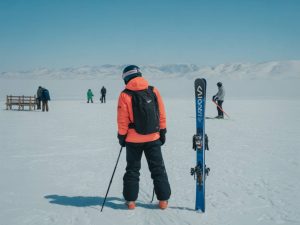 Station de ski au Kazakhstan, entre steppe gelée et horizons oubliés