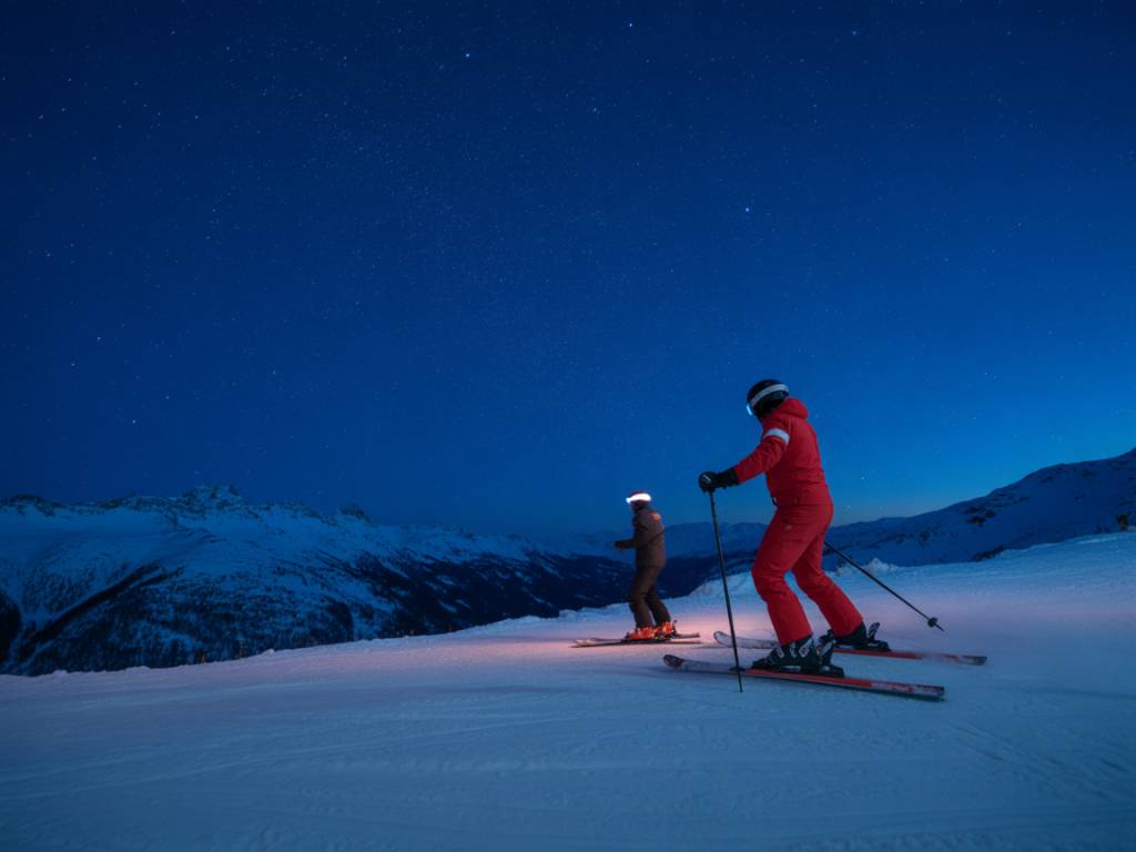 Ski nocturne : les meilleures stations pour une glisse sous les étoiles
